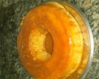 Pudim de pão com leite condensado