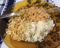 Estrogonofe de camarão