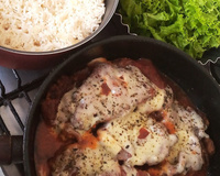 Parmegiana na frigideira 