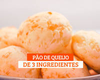 Pão de queijo 3 ingredientes