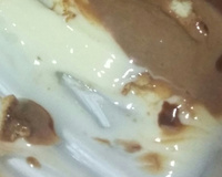 Pavê de creme com chocolate