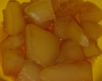 Doce de mamão verde em cubinhos