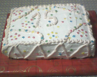 Bolo de laranja decorado