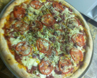 Massa de pizza italiana deliciosa