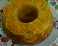Bolo de laranja com casca