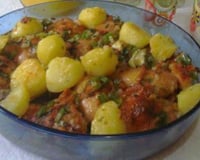 Coxinha de frango assado com batata