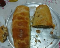 Pão caseiro recheado