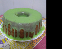Bolo de gelatina de limão