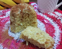 Bolo fit de banana de caneca