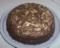 Bolo de chocolate com nozes