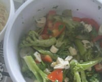 Salada de brócolis com alho