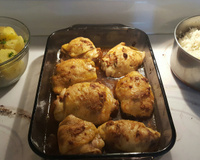 Frango assado aromático