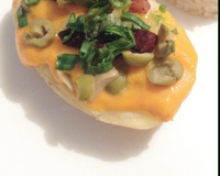 Batata recheada canoa