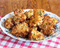 Bolinho de arroz simples da Valéria