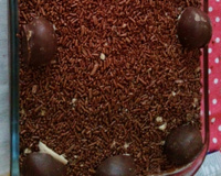 Pavê de creme de avelã e bombom