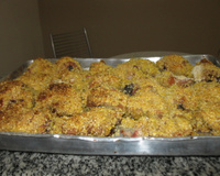 Frango com farinhas da Elaine