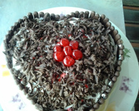 Torta chiffon de chocolate meio amargo