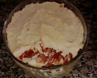 Escondidinho de batata com carne seca