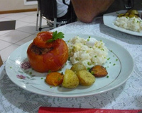 Tomates Recheados com Carne (Tomates Farcies)