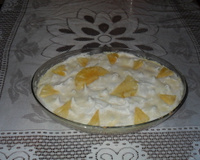 Bolo abacaxi de forma