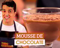 Mousse de chocolate hiper fácil e mega gostoso