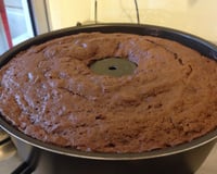 Bolo de chocolate meio amargo do Vitor