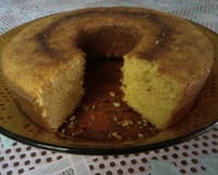 Bolo de fubá com farinha de trigo