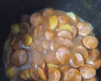 Linguiça calabresa com batata