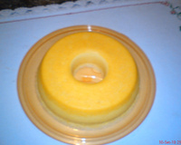 Pudim de milho de micro-ondas