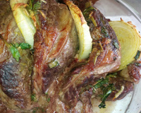 Filé de costela (entrecôte) no forno