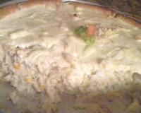Torta delícia de bacalhau