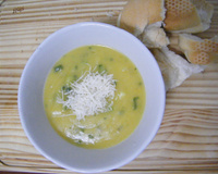 Sopa de mandioquinha cremosa