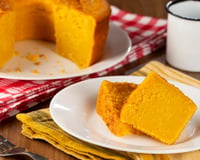 Karine Garcia: "Primeiro bolo de fubá que fiz na vida foi esse do TudoGostoso e deu muito certo, virou uma das receitas favoritas"