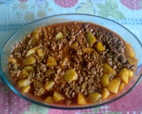 Carne Moída com Batatas Rapidinha