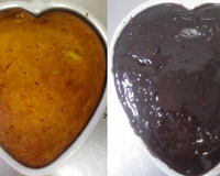 Bolo de cenoura com cobertura de chocolate