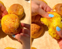 Você só precisa de poucos ingredientes para fazer um delicioso pão de queijo de banana-da-terra sem glúten