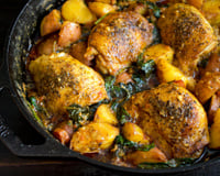 Frango assado na cerveja - chef Vitor Monteiro