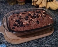 Bolo diet de banana, sem farinha e sem açúcar