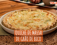 Quiche de Grão-de-Bico