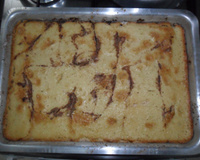 Delícia de bolo de banana