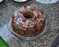 Bolo pudim de chocolate