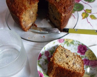 Bolo fácil de banana com farinha de rosca