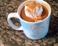 Chocolate quente cremoso e simples