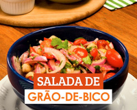 Salada de grão-de-bico