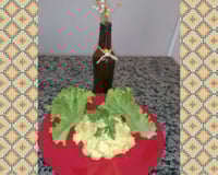 Risoto de camarão com requeijão