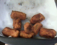 Croquete de proteína de soja