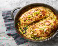 Receita com peito de frango que parece sofisticada, mas só leva ingredientes simples e é fácil de fazer