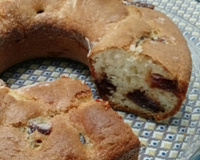 Bolo de goiabada com coco