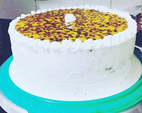 Bolo mousse de maracujá