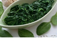 Espinafre cozido (passo a passo)